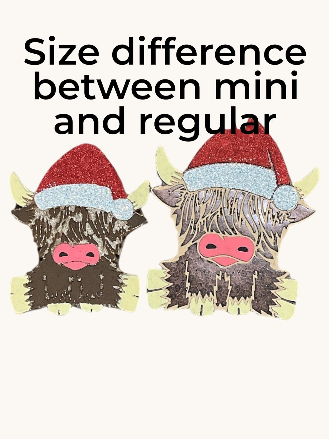 Mini Christmas Cow