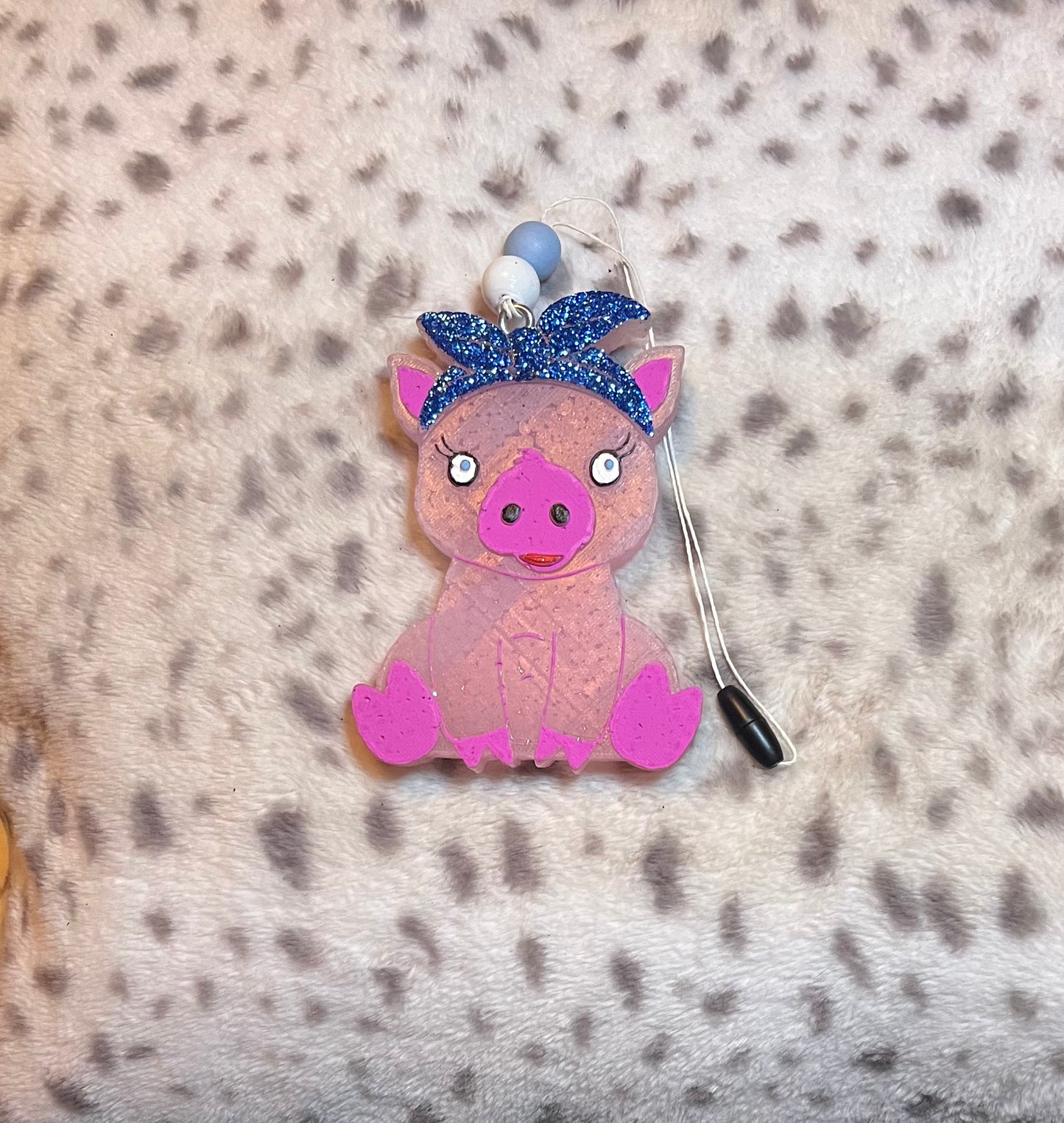 Pig with Bow