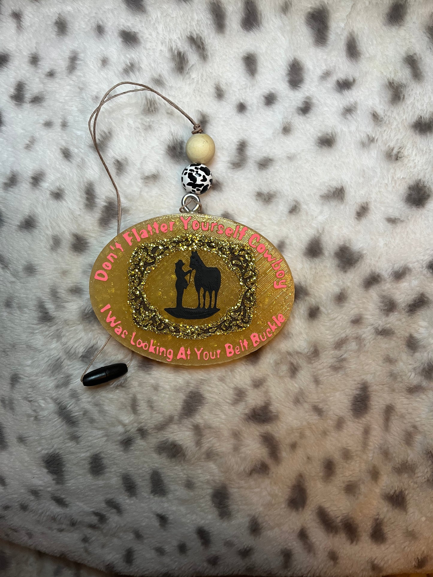 I was staring at your buckle