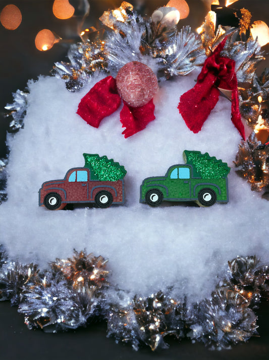 Truck and Christmas Tree