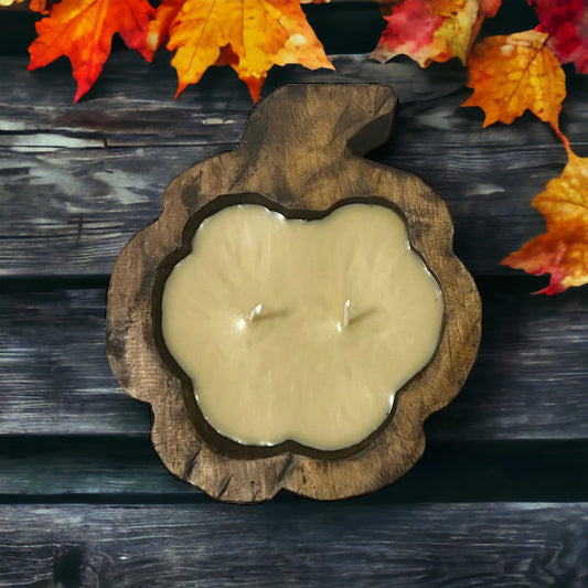 Pumpkin Dough Bowl Candle